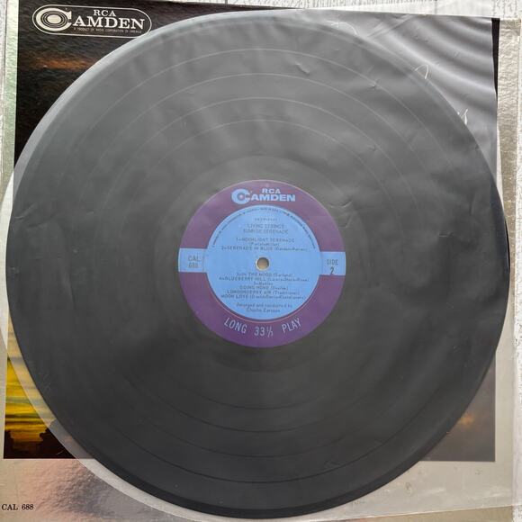 Vintage 1962 Living Strings Sunrise Serenade Vinyl Record RCA Camden Records - Picture 3 of 10